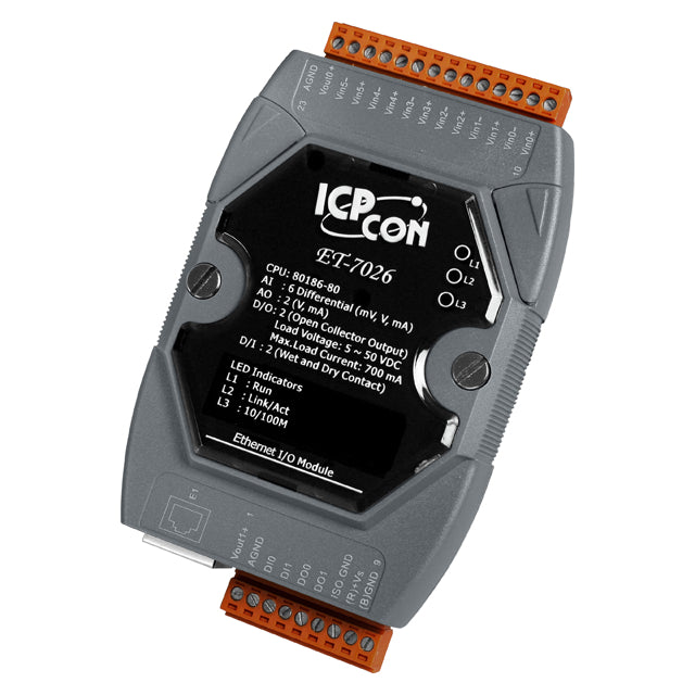 ICP DAS USA INC ET-7026 - Input, Output (I/O) Module -