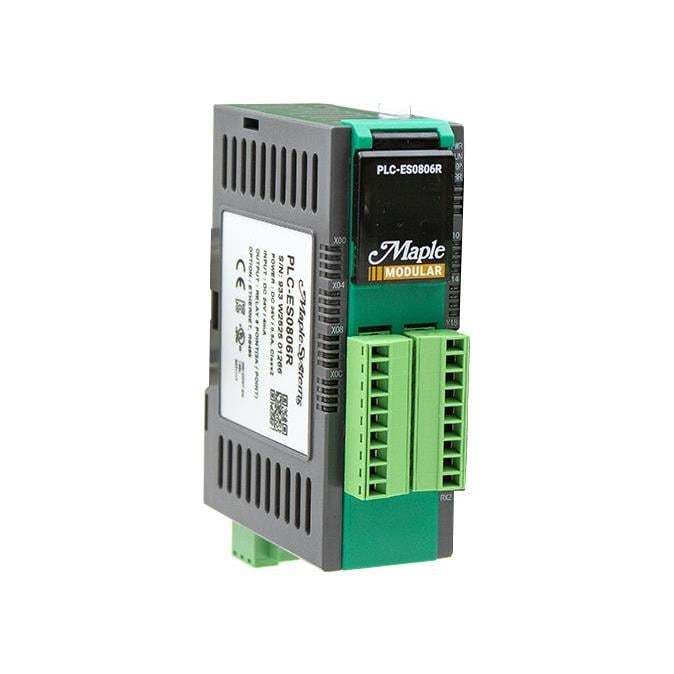 Maple Systems Inc PLC-ES0806R Modular PLC, 8DI, 6DO (Relay), HSC 8 - Digital