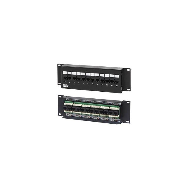 Hyperline PPW-24-8P8C-C6-FR - Patch Panel, Cat6 RJ45 Jack