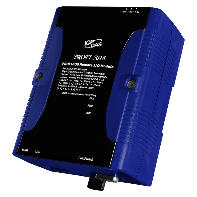 ICP DAS USA INC PROFI-5018 PROFIBUS Input, Output (I/O) Module -