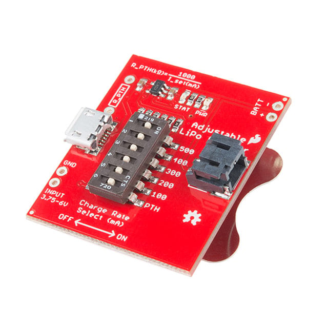 SparkFun Electronics 14380 - EVAL BOARD FOR MCP73831 Battery Charger