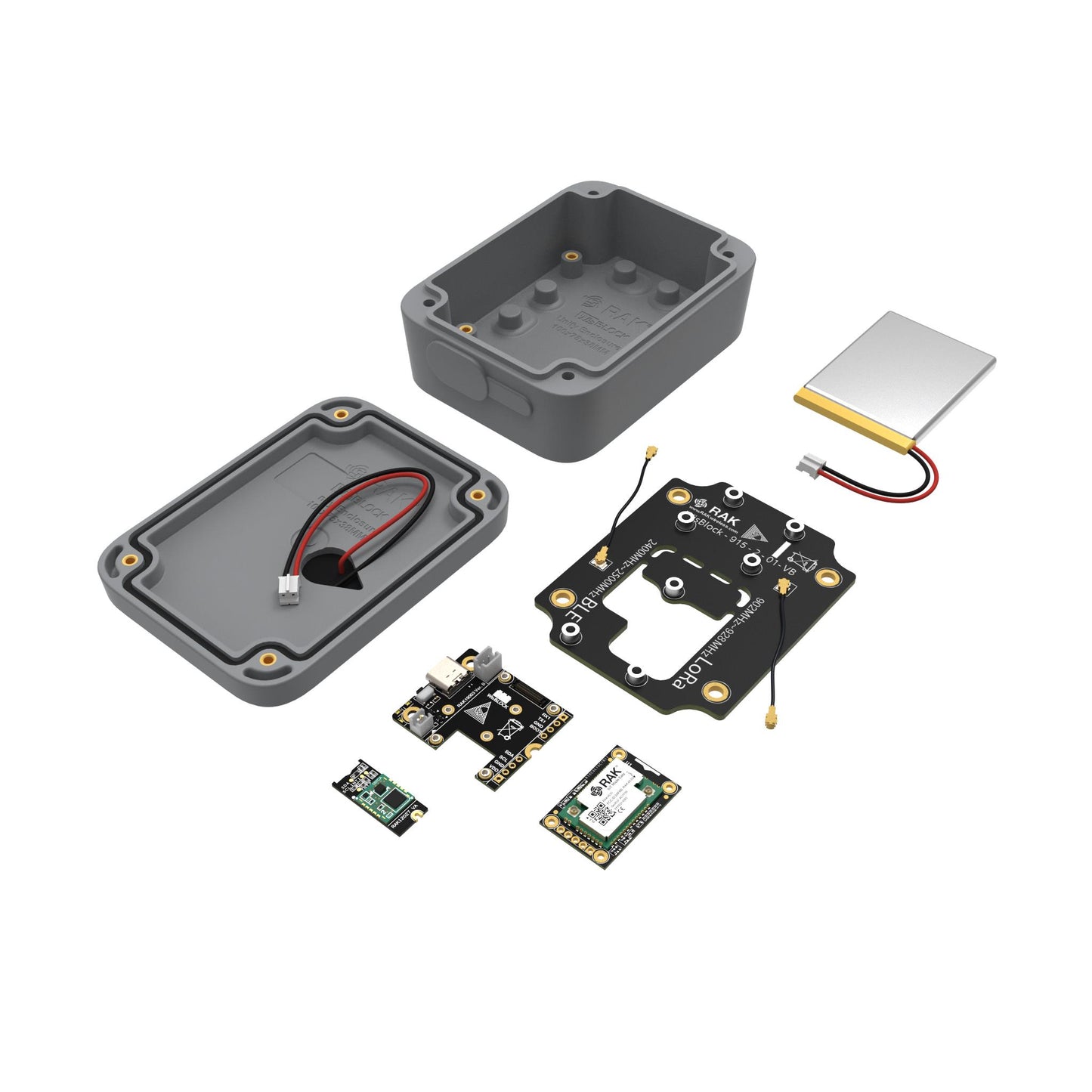 RAKwireless Technology Limited RAK10703-9-WB-BAT - WISBLOCK EARTHQUAKE SENSOR SOLUT