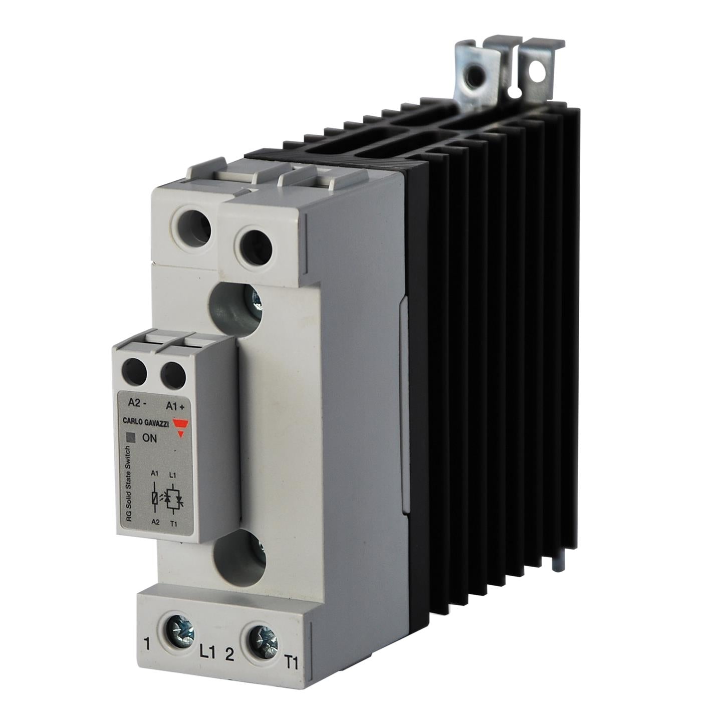 Carlo Gavazzi Inc. RGC1A60D42KGU RGC Montaje de chasis, Riel DIN SPST-NO (Normalmente abierto) (1 Forma A)
