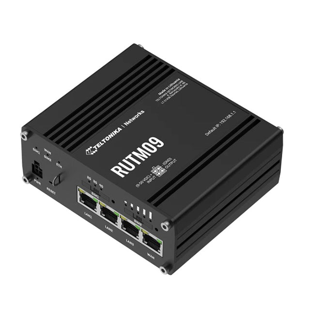 Teltonika RUTM09000000 RUTM09 CELL ROUTER 4G/3G/2G/LTE CAT6 Router