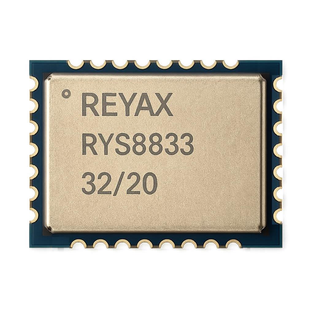 REYAX RYS8833 GNSS, GPS 1.561GHz, 1.575GHz, 1.602GHz -167dBm