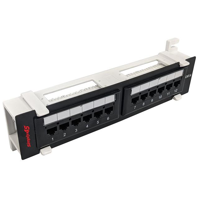 Simply45 S45-2612 - Patch Panel, Cat6 -