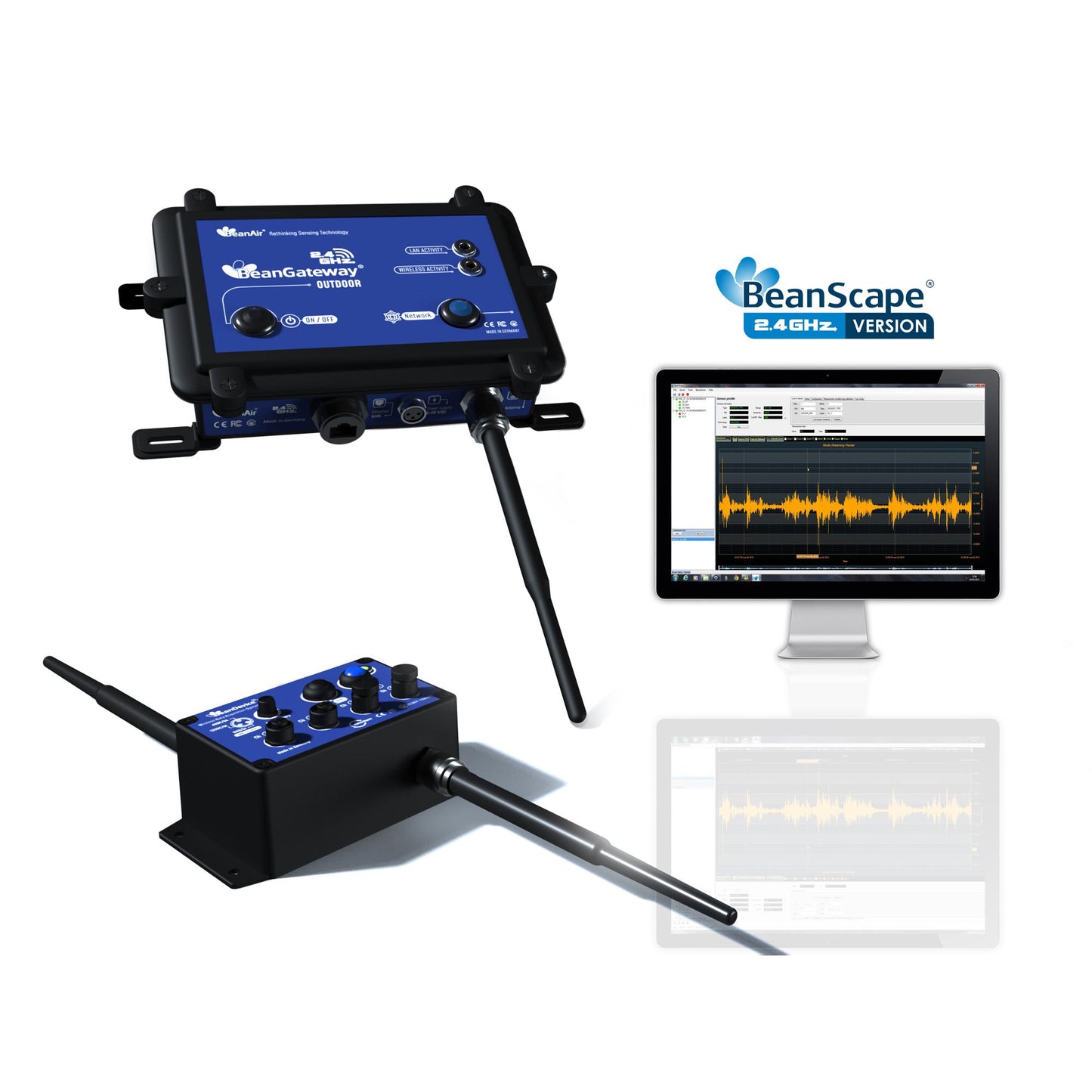 Beanair Sensors SK-WIRELESS-DAQ-AN-mV-OUT - Multifunction I/O DAQ Device