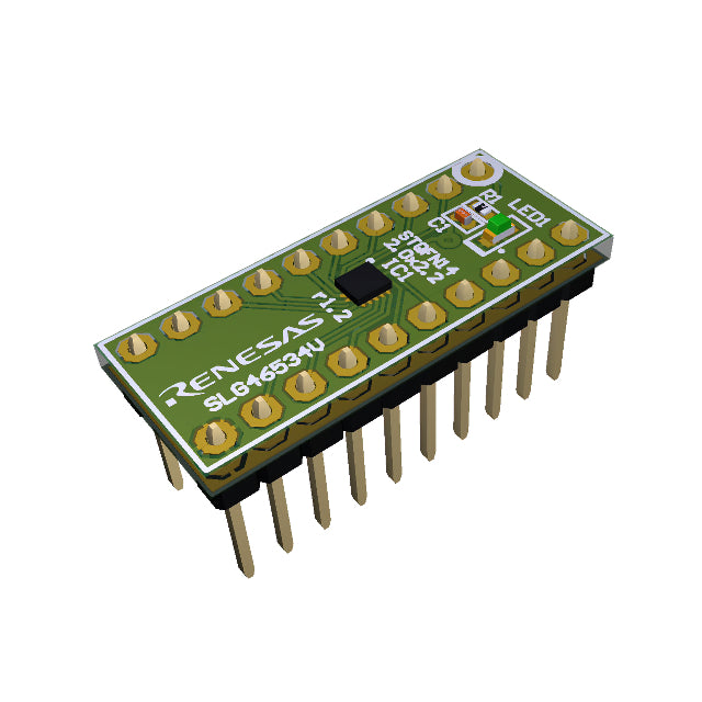 Renesas Electronics Corporation SLG46534V-DIP GreenPAK™ 20-PIN DIP PROTO BOARD SLG46534