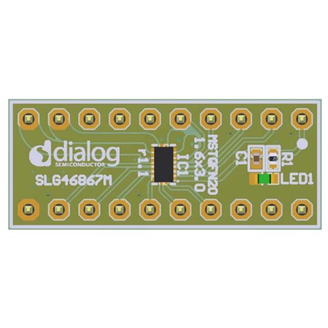 Renesas Electronics Corporation SLG46867M-DIP GreenPAK™ 20-PIN DIP PROTO BOARD SLG46867