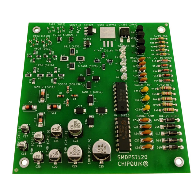 Chip Quik Inc. SMDPST120 CHIPQUIK® SOLDER TRAINING BOARD WITH MANY