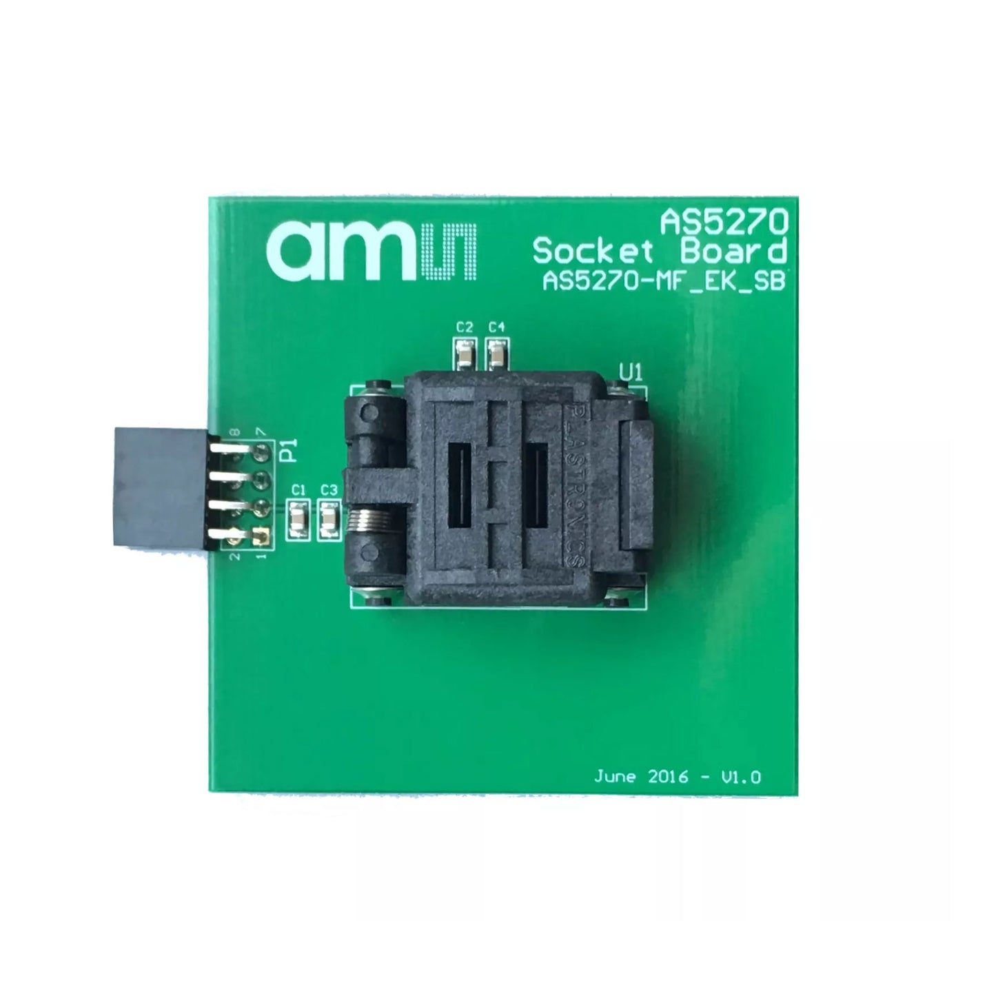 ams-OSRAM USA INC. SOCKETBOARD AS5270-MF_EK_SB - ZIF Socket AS5xxx-EK-USB-PB Board, AS5270A, AS5270B