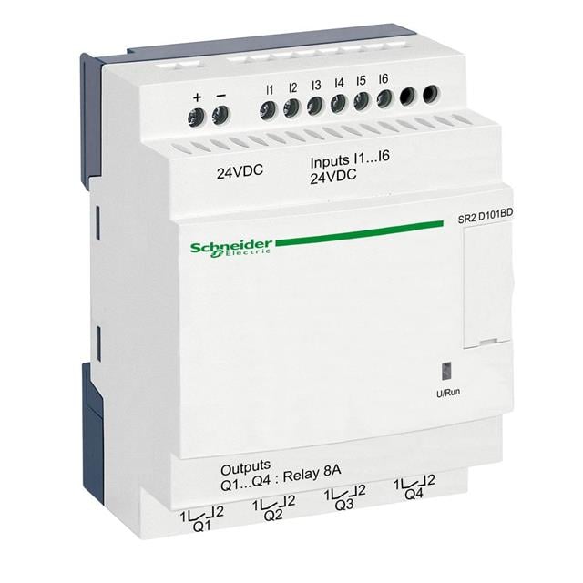 Schneider Electric SR2D101BD Zelio Logic COMPACT SMART RELAY, ZELIO LOGIC 6 - Digital