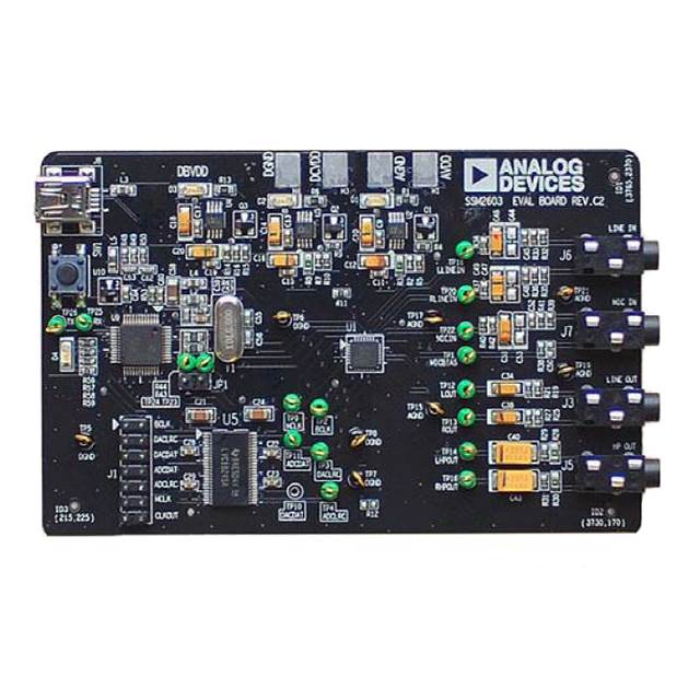Analog Devices Inc. SSM2603-EVALZ - EVAL BOARD FOR SSM2603 CODEC