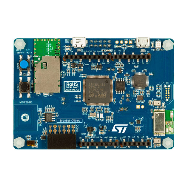 STMicroelectronics B-L4S5I-IOT01A STM32L4+ Transceiver; 802.11 b/g/n (Wi-Fi, WiFi, WLAN), Bluetooth® Smart 4.x Low Energy (BLE)