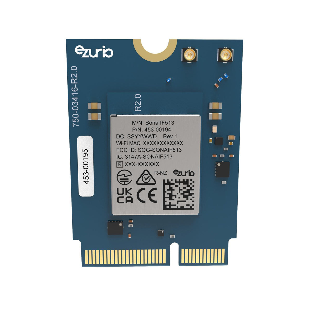 Ezurio 453-00195 Sona™ IF513 BlueTooth, WiFi