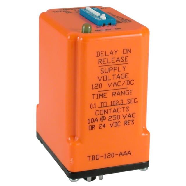 ATC-Diversified Electronics TBD-120-ABAD TBD Para enchufe Relé mecánico 1 seg ~ 1023 seg 5A a 240VCA