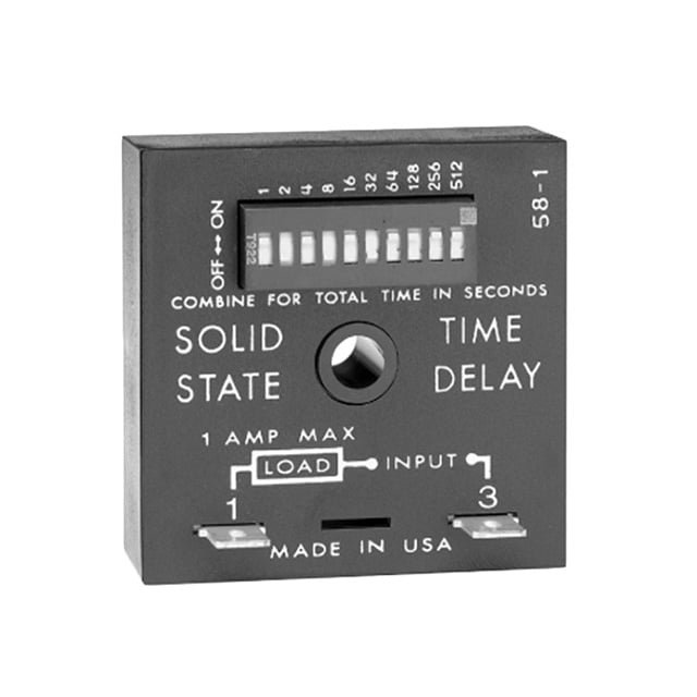Littelfuse Inc. TDUL3000A TDUL Montaje de chasis Relé de estado sólido 0.1 seg ~ 102.3 seg -
