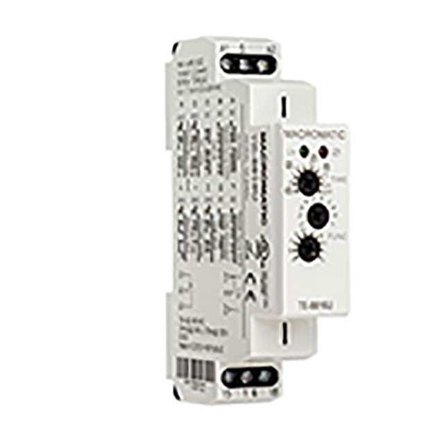 Macromatic Industrial Controls TE-8816U TE-881 Riel DIN Relé mecánico 0.1 seg ~ 10 min 15A a 240VCA
