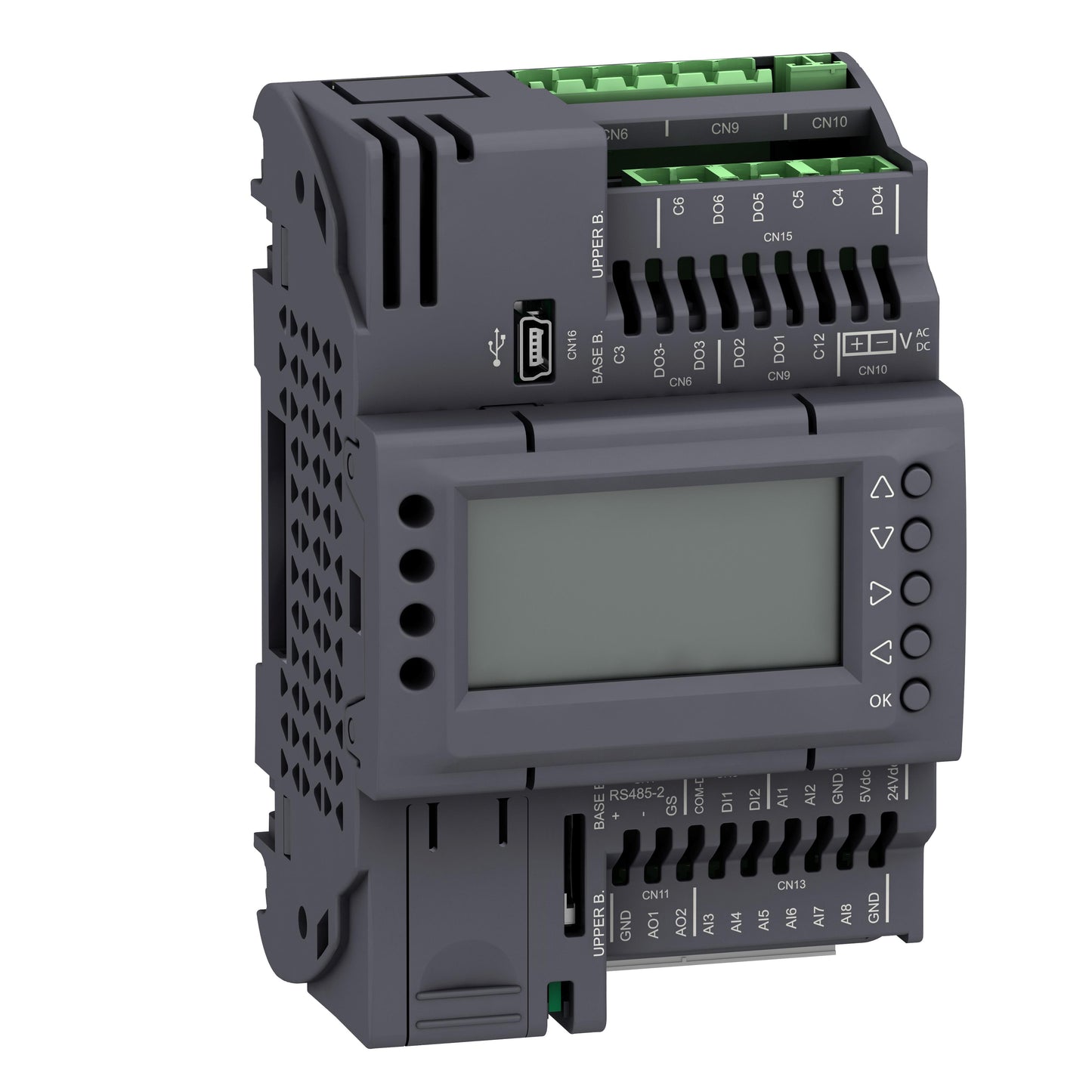 Schneider Electric TM172ODM18R Modicon M172 M172O CTRLLER OPT,DISPLAY,18 I/O 10 - Digital (2), Analog (8)