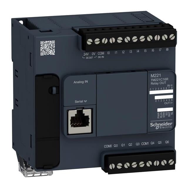 Schneider Electric TM221C16R Modicon M221 MODICON M221, LOGIC CONTROLLER, 9 - Digital