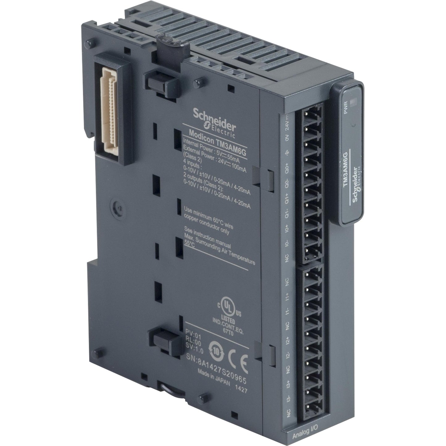 Schneider Electric TM3AM6G Modicon TM3 Input, Output (I/O) Module Multiple Series