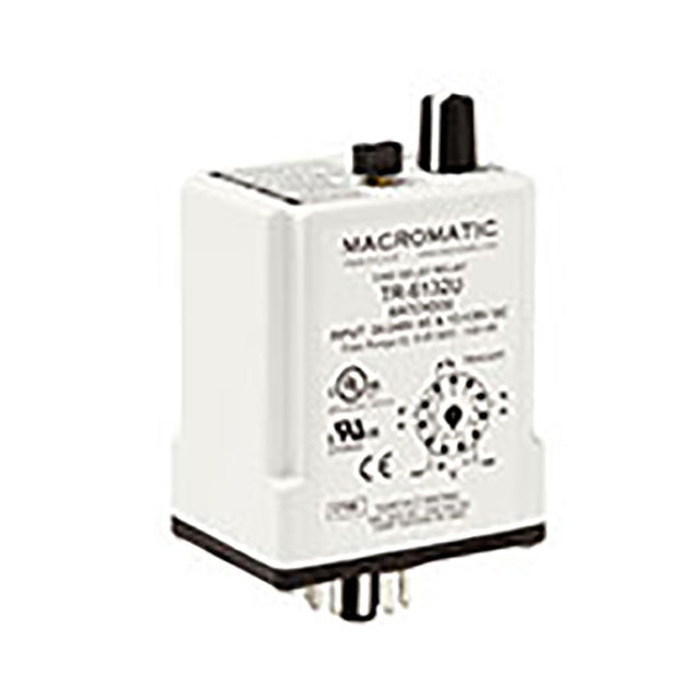 Macromatic Industrial Controls TR-6132U TR-6 Para enchufe Relé mecánico 0.05 seg ~ 100 h 10A a 240VCA/30VCC