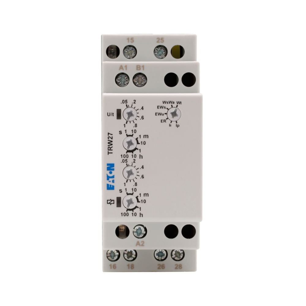 Eaton Electrical TRW27 TR Riel DIN Relé mecánico 0.05 seg ~ 100 h 8A a 250VCA