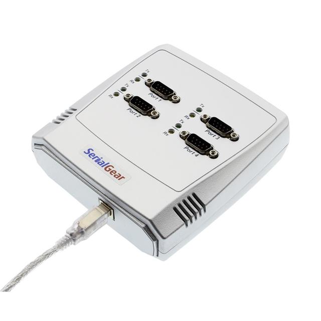 SerialGear USB-4COM - USB a serial USB - B 2.0 hembra