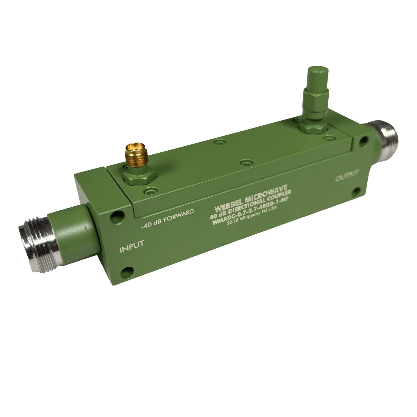 Werbel Microwave LLC WMADC-0.7-2.7-40DB-2-NF - Estándar 690MHz ~ 2.7GHz 4G, 5G, GPS, LTE, LAN inalámbrica