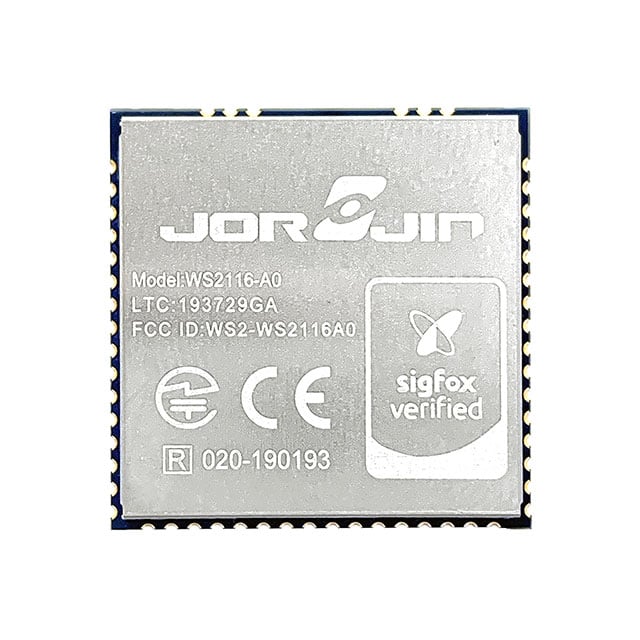 Jorjin Technologies Inc. WS2116-A0 WS211X Sigfox