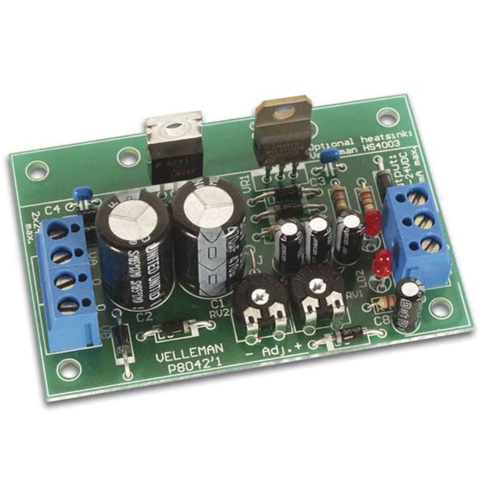 Velleman WSPC8042 Whadda KIT, SYMMETRIC 1A POWER SUPPLY