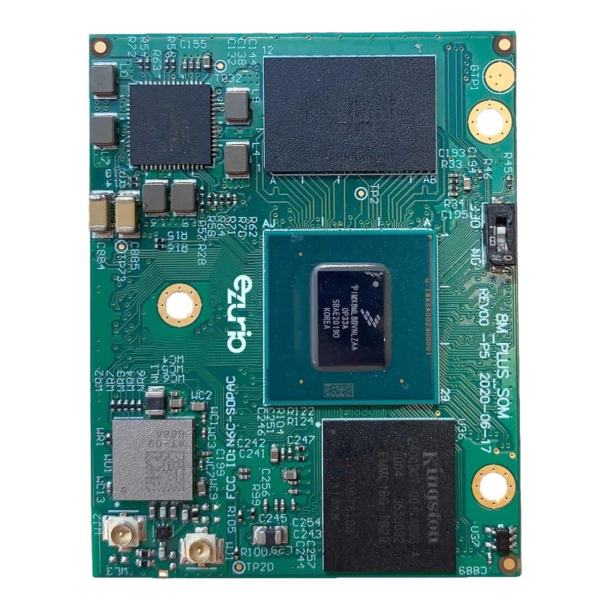 Ezurio N8MP_SOM_2R16EWB Nitrogen8M Plus iMX8M Plus SOM ARM® Cortex®-A53, ARM® Cortex®-M7, i.MX8M Plus