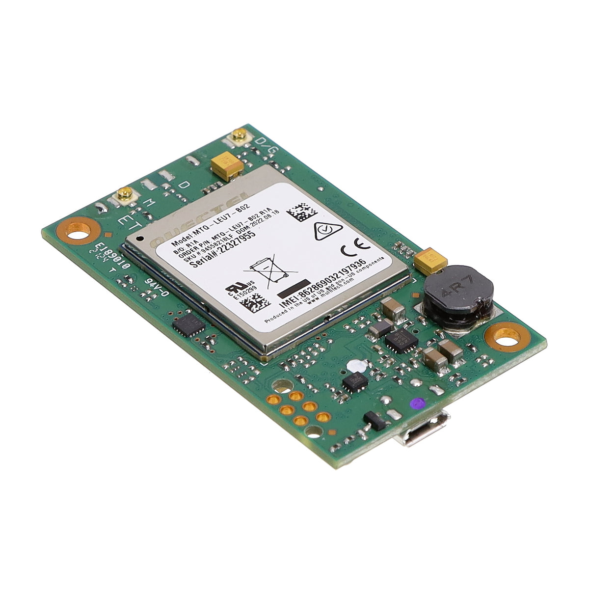 Multi-Tech Systems Inc. MTQ-LEU7-B02.R1A SocketModem® MTQ Celular
