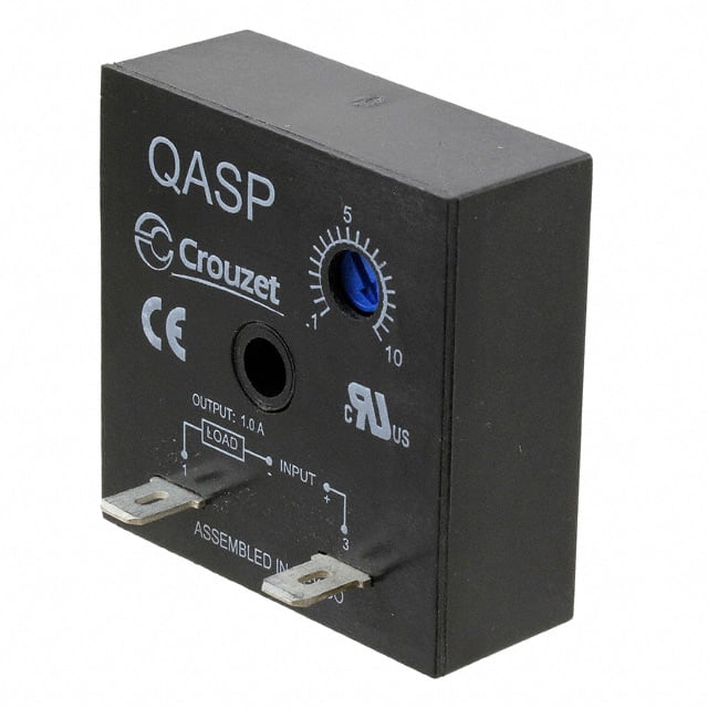Crouzet QASP60S220ADL QAS Montaje de chasis Relé de estado sólido 0.6 ~ 60 seg -