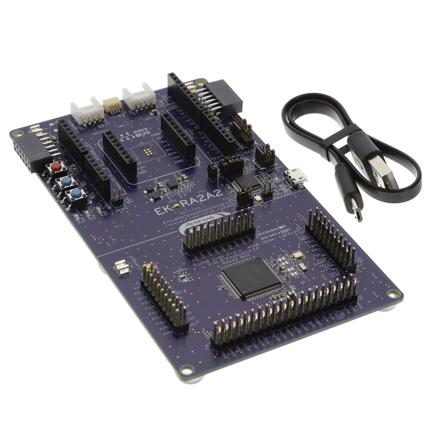 Renesas Electronics Corporation RTK7EKA2A2S00001BJ - EVALUATION KIT FOR RA2A2 MCU GRO - -