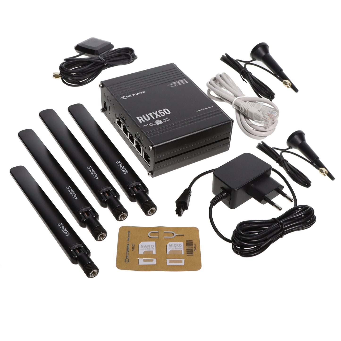 Teltonika RUTX50000000 RUTX50 INDUSTRIAL 5G ROUTER EUROPE MIDD Router