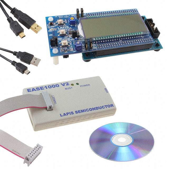 Rohm Semiconductor SK-AD02-D62Q1747TB Lapis ML62Q1000 LCD Starter Kit