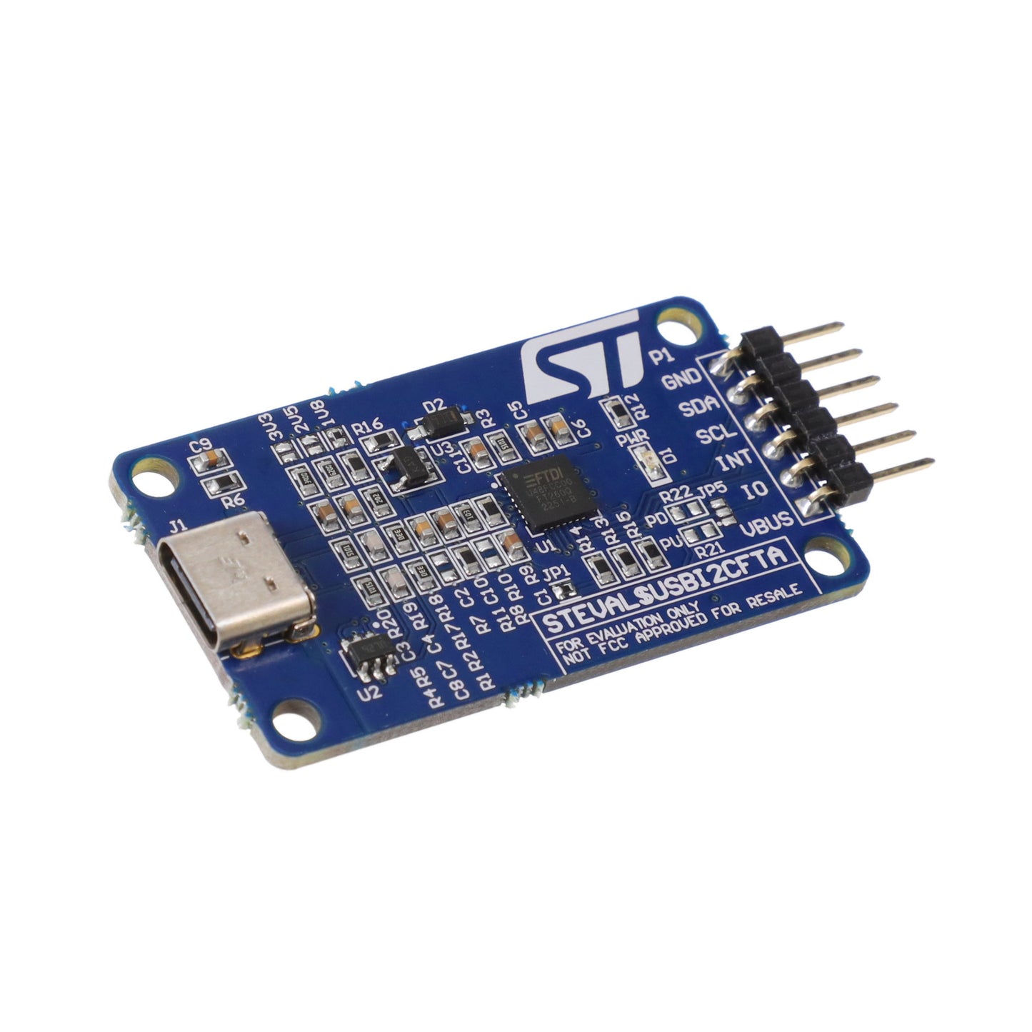 STMicroelectronics STEVAL-USBI2CFT - EVAL BOARD FOR FT260Q USB to I2C