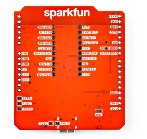 SparkFun Digi XBee® Arduino Shield - USB-C (Qwiic) Tarjeta WRL-22131