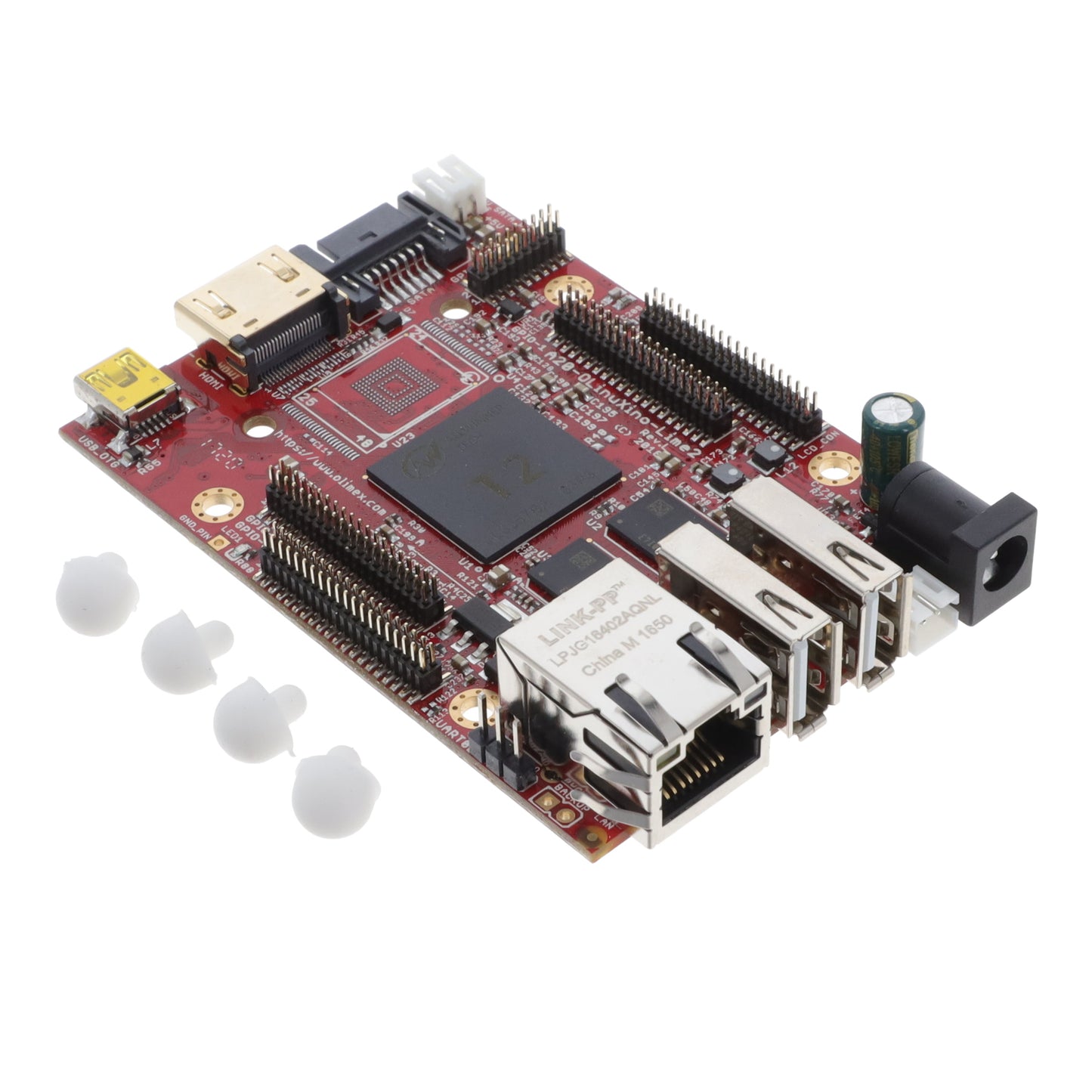 Olimex LTD T2-OLINUXINO-LIME2-S16M-IND OLinuXino - Allwinner A20 ARM Cortex-A7