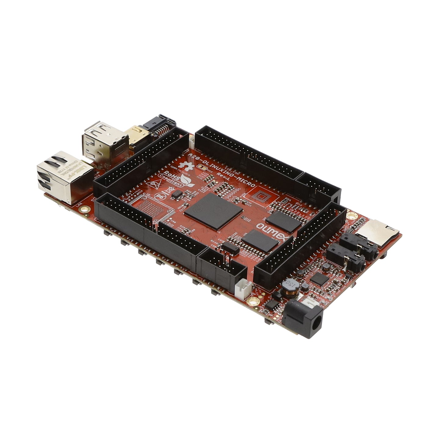 Olimex LTD T2-OLINUXINO-MICRO-S16M-IND OLinuXino - Allwinner A20 ARM Cortex-A7