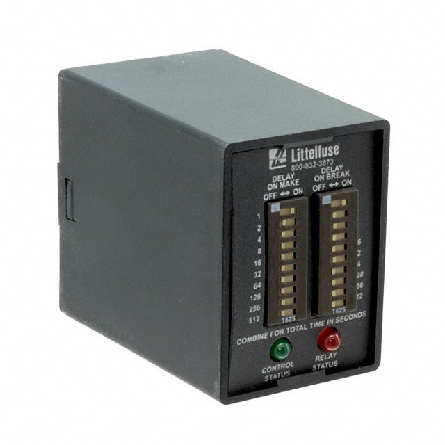Littelfuse Inc. TDMB622 TDMB Para enchufe Relé mecánico 1 seg ~ 1023 seg 10A a 120/240VCA