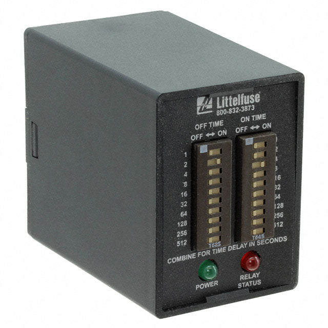 Littelfuse Inc. TDR4A22 TDR Para enchufe Relé mecánico 1 seg ~ 1023 seg 10A a 120/240VCA