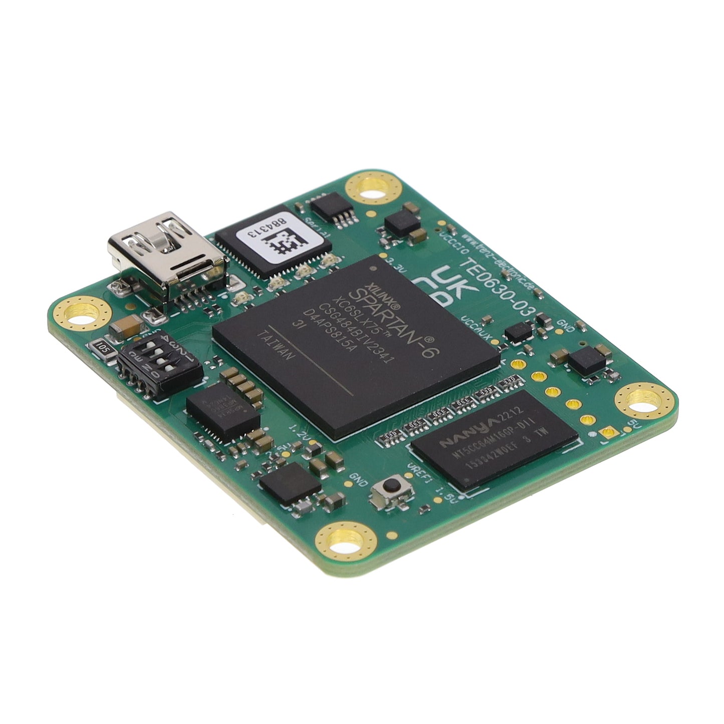Trenz Electronic GmbH TE0630-03-63I12-A Spartan FPGA Xilinx Spartan™ 6 XC6SLX75-3CSG484I
