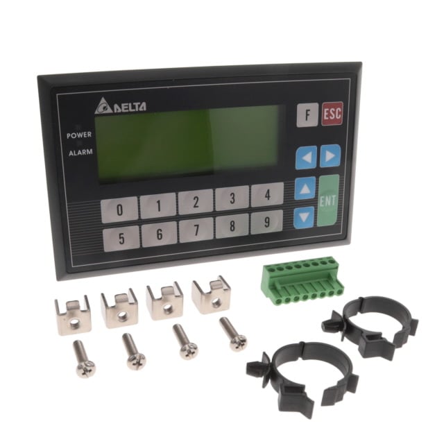 Delta Electronics/Industrial Automation TP04P-21EX1R TP 4-LINE TEXT PANEL HMI WITH BUILT 12 - Digital (8), Analog (4)