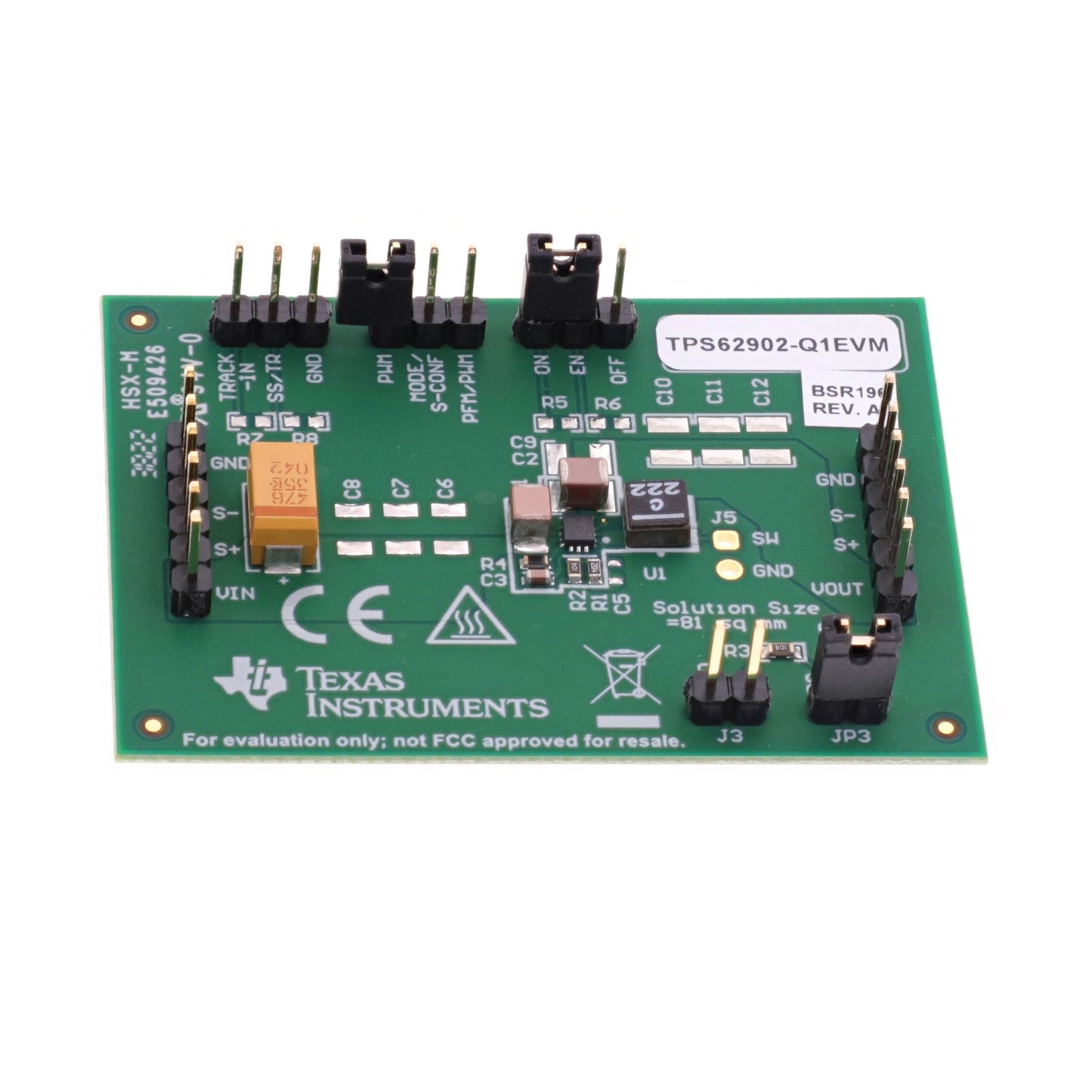 Texas Instruments TPS62902-Q1EVM - EVAL BOARD FOR TPS62902Q1