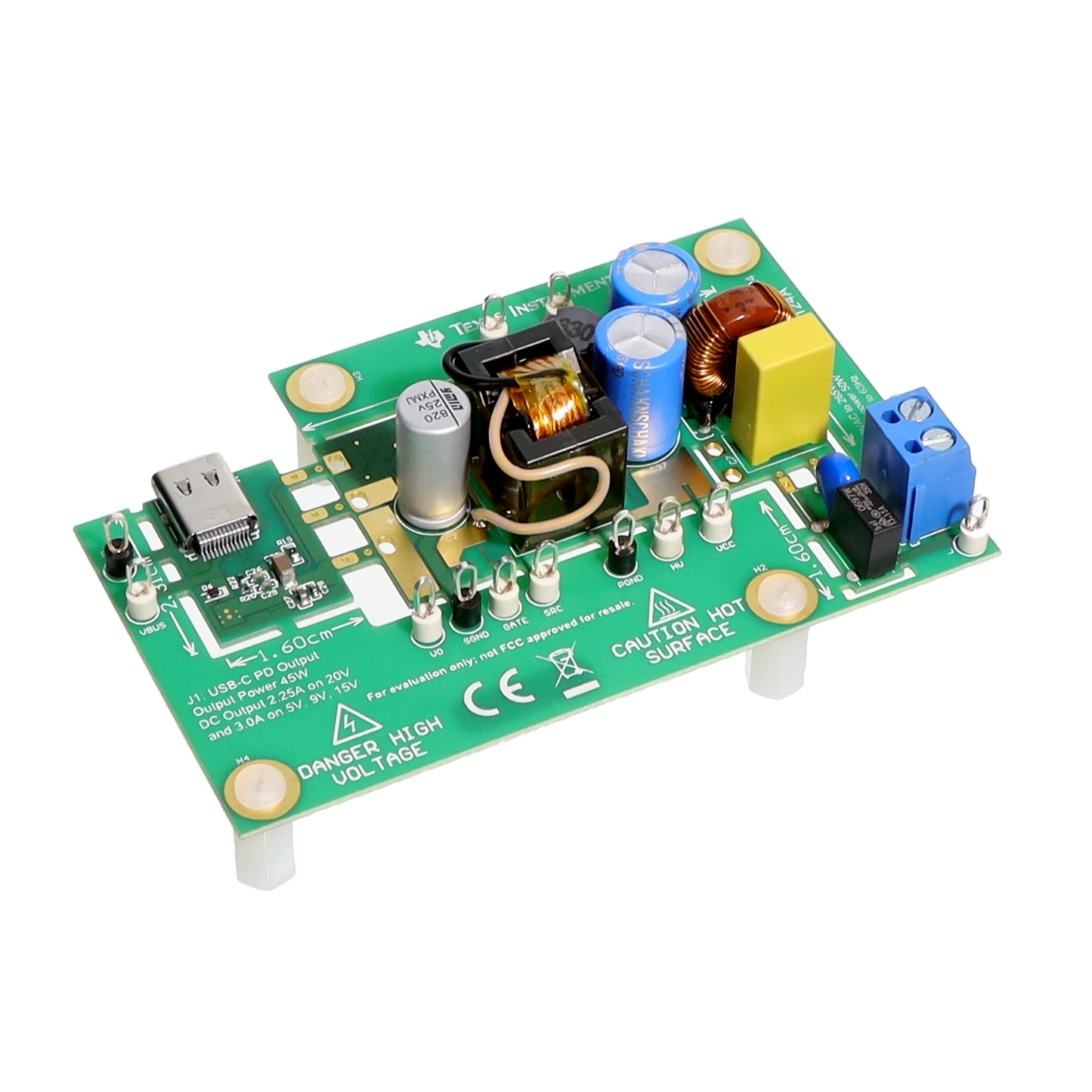 Texas Instruments UCG28824EVM-124 - Interface USB Type-C Power Delivery (PD)