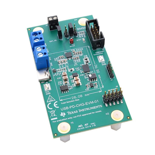 Texas Instruments USB-PD-CHG-EVM-01 - EVAL BOARD FOR BQ25792, TPS25750 USB Type-C®