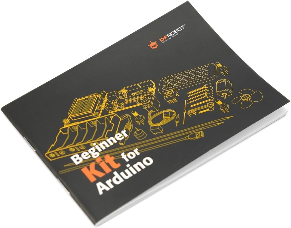 DFROBOT UNO R3 Kit de inicio completo para Arduino con tutorial detallado - Compatible con Arduino UNO R3 y Arduino IDE para electrónica y aprendizaje de programación Arduino