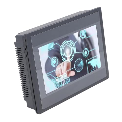 HMI HMI TFT Módulo de pantalla LCD Monitor de pantalla táctil Pantalla de control PLC de 7 pulgadas 12 en 8 salidas DC 24V 5A Módulo de salida de relé para FX3U‑20/40/48MRT